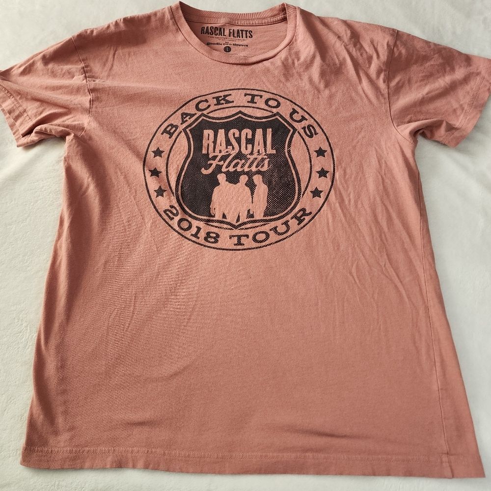 Goodie Two Sleeves Rascal Flatts 2018 For Graphic Tshirt Size Large